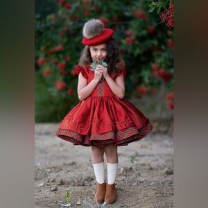 Dollcake Red Plaid Dress size 9